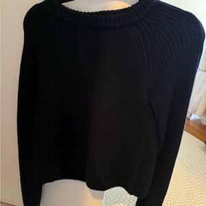 Quince navy blue Crew Neck Women's Sweater